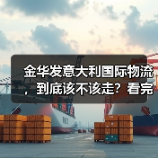 金华发意大利国际物流，到底该不该走？看完这5个好处与4个风险再决定