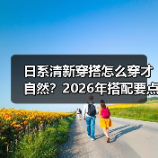 日系清新穿搭怎么穿才自然？2026年搭配要点全解析