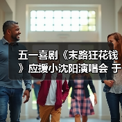 五一喜剧《末路狂花钱》应援小沈阳演唱会 于洋献唱彰显老铁情深（图3）