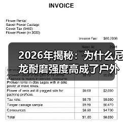 2026年揭秘:为什么尼龙耐磨强度高成了户外装备的“隐形英雄”(图2) 2026年揭秘:为什么尼龙耐磨强度高成了户外装备的“隐形英雄”(图2)