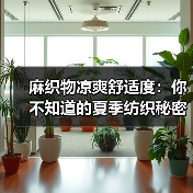 麻织物凉爽舒适度:你不知道的夏季纺织秘密(图3) 麻织物凉爽舒适度:你不知道的夏季纺织秘密(图3)