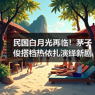 民国白月光再临！茅子俊搭档热依扎演绎新剧（图4）