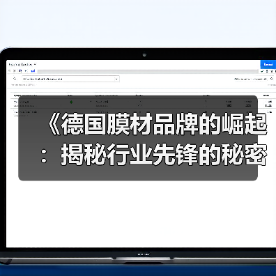 《德国膜材品牌的崛起:揭秘行业先锋的秘密武器》(图1) 《德国膜材品牌的崛起:揭秘行业先锋的秘密武器》(图1)