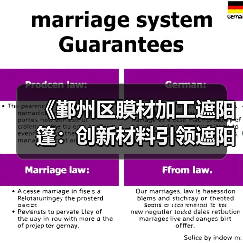 《鄞州区膜材加工遮阳篷：创新材料引领遮阳新潮流，您了解多少？》（图2）