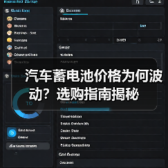 汽车蓄电池价格为何波动?选购指南揭秘(图2) 汽车蓄电池价格为何波动?选购指南揭秘(图2)
