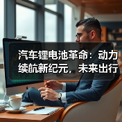汽车锂电池革命:动力续航新纪元,未来出行如何?(图1) 汽车锂电池革命:动力续航新纪元,未来出行如何?(图1)
