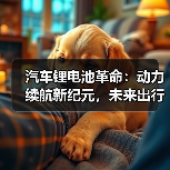 汽车锂电池革命:动力续航新纪元,未来出行如何?(图4) 汽车锂电池革命:动力续航新纪元,未来出行如何?(图4)