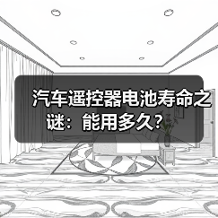 汽车遥控器电池寿命之谜:能用多久?(图3) 汽车遥控器电池寿命之谜:能用多久?(图3)