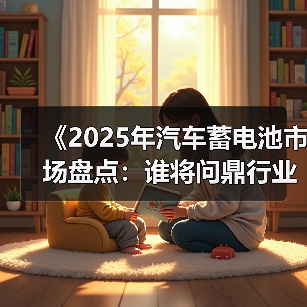 《2025年汽车蓄电池市场盘点:谁将问鼎行业之巅?》(图1) 《2025年汽车蓄电池市场盘点:谁将问鼎行业之巅?》(图1)