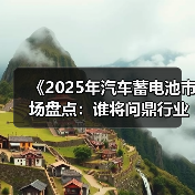 《2025年汽车蓄电池市场盘点:谁将问鼎行业之巅?》(图3) 《2025年汽车蓄电池市场盘点:谁将问鼎行业之巅?》(图3)