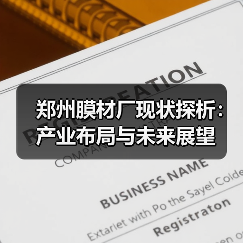 郑州膜材厂现状探析:产业布局与未来展望(图3) 郑州膜材厂现状探析:产业布局与未来展望(图3)