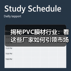 揭秘PVC膜材行业:看这些厂家如何引领市场潮流(图3) 揭秘PVC膜材行业:看这些厂家如何引领市场潮流(图3)