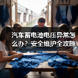 汽车蓄电池电压异常怎么办？安全维护全攻略