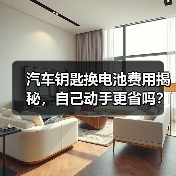 汽车钥匙换电池费用揭秘，自己动手更省吗？
