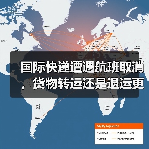 国际快递遭遇航班取消，货物转运还是退运更划算（国际快递干货知识分享）
