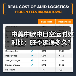 中美中欧中日空运时效对比：旺季延误多久？
