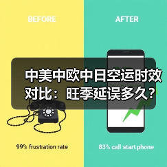 中美中欧中日空运时效对比：旺季延误多久？（图3）