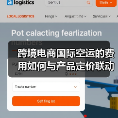 跨境电商国际空运的费用如何与产品定价联动（降低物流成本）