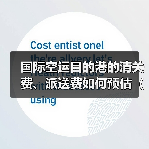 国际空运目的港的清关费、派送费如何预估（避免隐性收费）（图2）