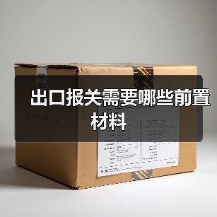 出口报关需要哪些前置材料(图1) 出口报关需要哪些前置材料(图1)