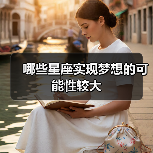 哪些星座实现梦想的可能性较大（图4）