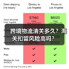 跨境物流清关多久?海关扣留风险高吗?(图1) 跨境物流清关多久?海关扣留风险高吗?(图1)