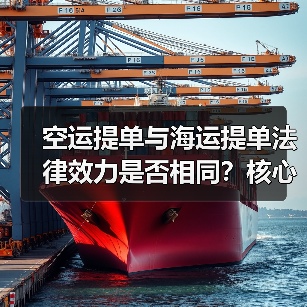 空运提单与海运提单法律效力是否相同?核心差异解析(图3) 空运提单与海运提单法律效力是否相同?核心差异解析(图3)