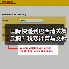 国际快递到巴西清关复杂吗?税费计算与文件准备全解析(图1) 国际快递到巴西清关复杂吗?税费计算与文件准备全解析(图1)