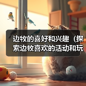 边牧的喜好和兴趣(探索边牧喜欢的活动和玩具)(图2) 边牧的喜好和兴趣(探索边牧喜欢的活动和玩具)(图2)
