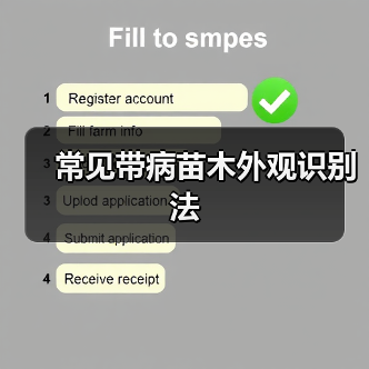 常见带病苗木外观识别法(图3) 常见带病苗木外观识别法(图3)