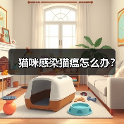 猫咪感染猫瘟怎么办？