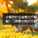 小狗为什么会有六个脚趾?(探索小狗六个脚趾的奥秘)(图4) 小狗为什么会有六个脚趾?(探索小狗六个脚趾的奥秘)(图4)