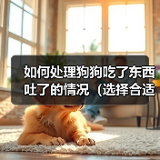 如何处理狗狗吃了东西吐了的情况（选择合适的药物进行治疗，）（图4）