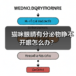 猫咪眼睛有分泌物睁不开眼怎么办？（图1）