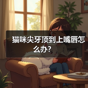 猫咪尖牙顶到上嘴唇怎么办？（图2）