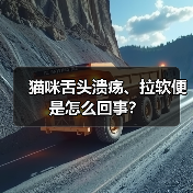 猫咪舌头溃疡、拉软便是怎么回事？