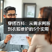 穿搭百科:从需求判断到衣服维护的5个实用方法(图3) 穿搭百科:从需求判断到衣服维护的5个实用方法(图3)