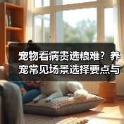 宠物看病贵选粮难?养宠常见场景选择要点与注意事项(图1) 宠物看病贵选粮难?养宠常见场景选择要点与注意事项(图1)