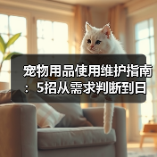 宠物用品使用维护指南:5招从需求判断到日常保养(图3) 宠物用品使用维护指南:5招从需求判断到日常保养(图3)