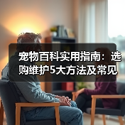宠物百科实用指南:选购维护5大方法及常见问题解析(图4) 宠物百科实用指南:选购维护5大方法及常见问题解析(图4)