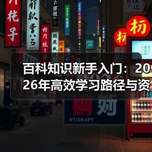 百科知识新手入门：2026年高效学习路径与资料清单