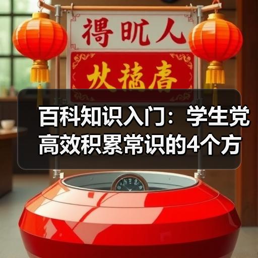 百科知识入门：学生党高效积累常识的4个方法