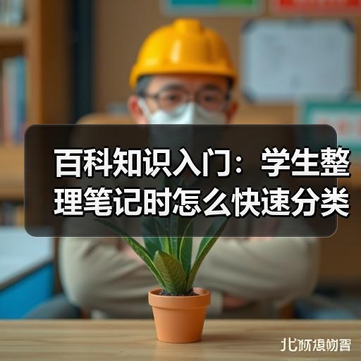 百科知识入门：学生整理笔记时怎么快速分类和记忆